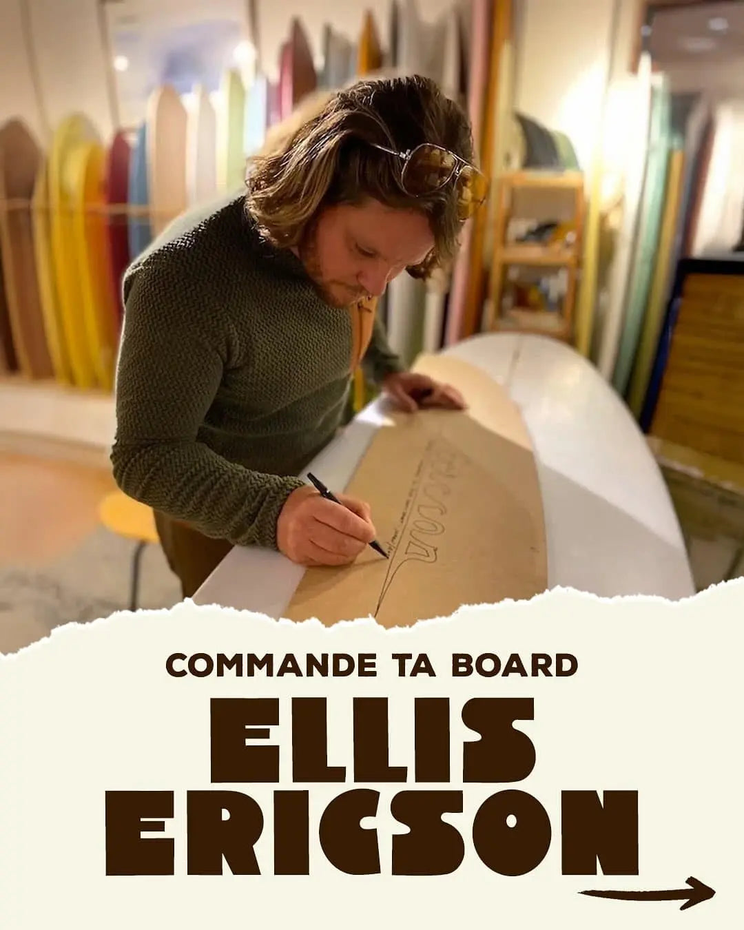 Ellis Ericson : L'Art du Shape Radical Débarque en Exclusivité au Shapers Club