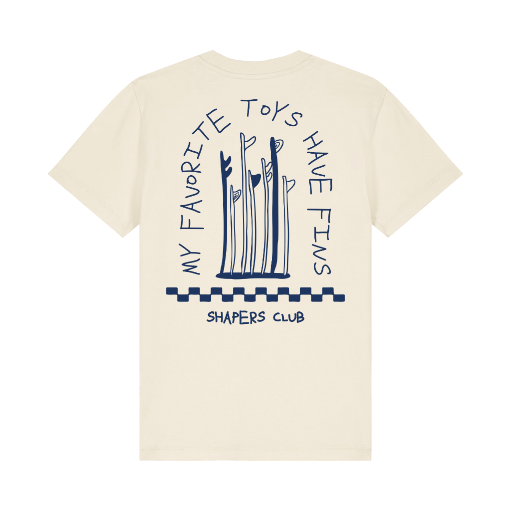 Shapers Club - T-Shirt Kids - Kids quiver - Beige - Face arrière