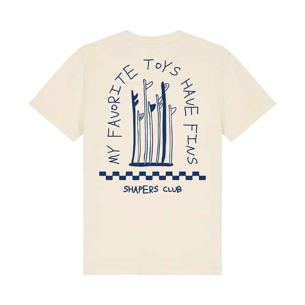 Shapers Club - T-Shirt Kids - Kids quiver - Beige - Face arrière