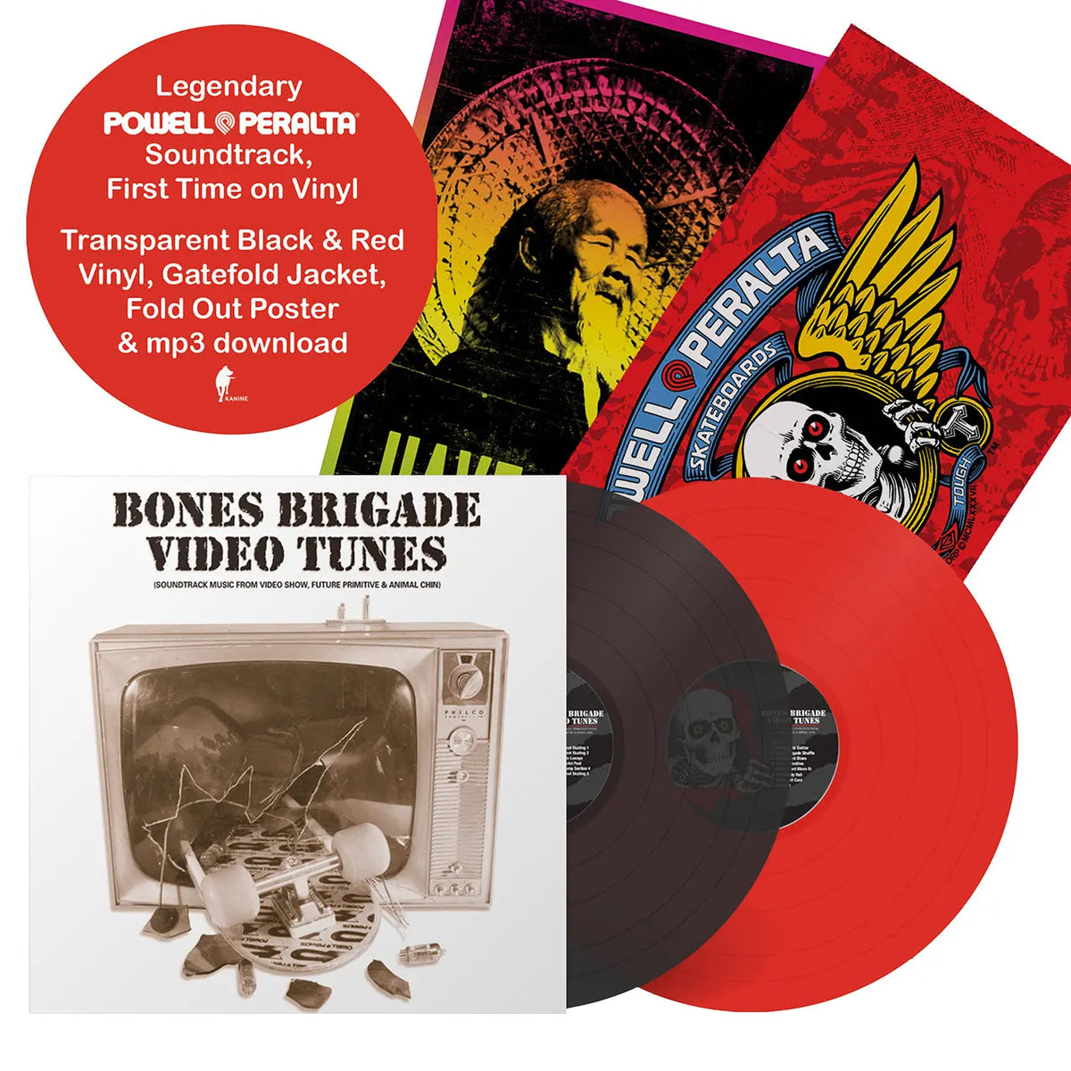 BONES BRIGADES VINYL LP VIDEO TUNES - photo 1