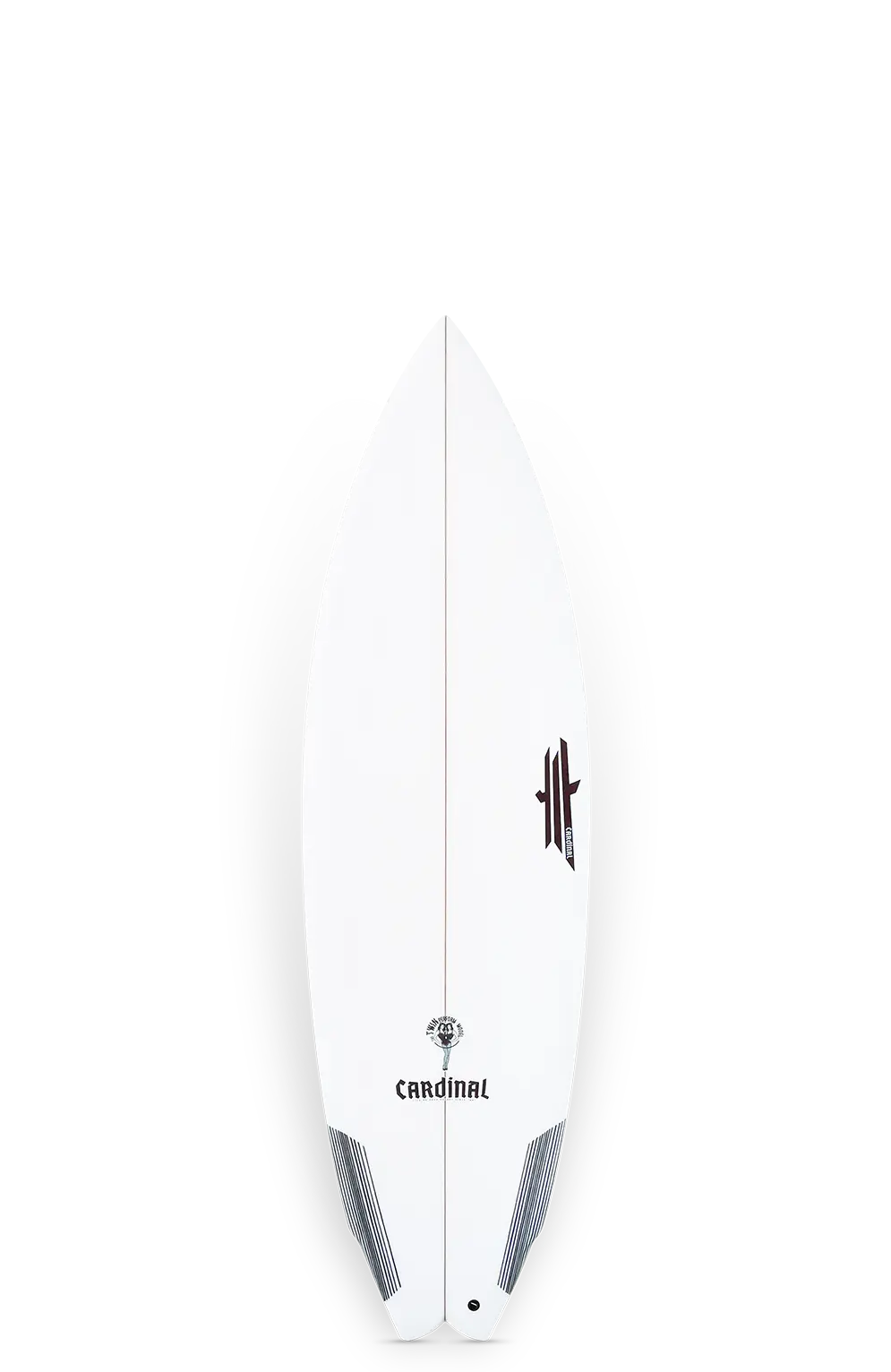 Cardinal Surfboards — Twin perf baby channels — 5'10" - photo 1