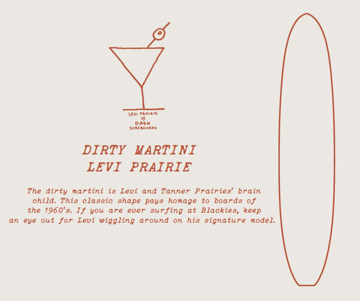 DASH Surfboards - DIRTY MARTINI 9'2'' x 22 5/8'' x 2 3/4'' - photo 1