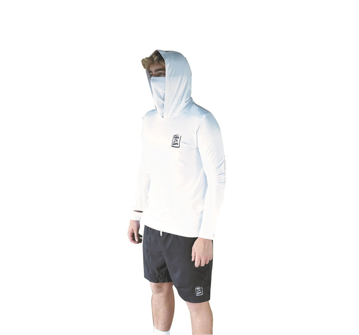 Grajagan - UPF 50 - SURF TEE MANCHES LONGUES/CAPUCHE TAH7 BLANC - photo 2