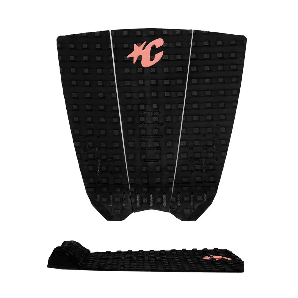 PAD - MICK FANNING Noir BLACK FADE FLURO RED - photo 1