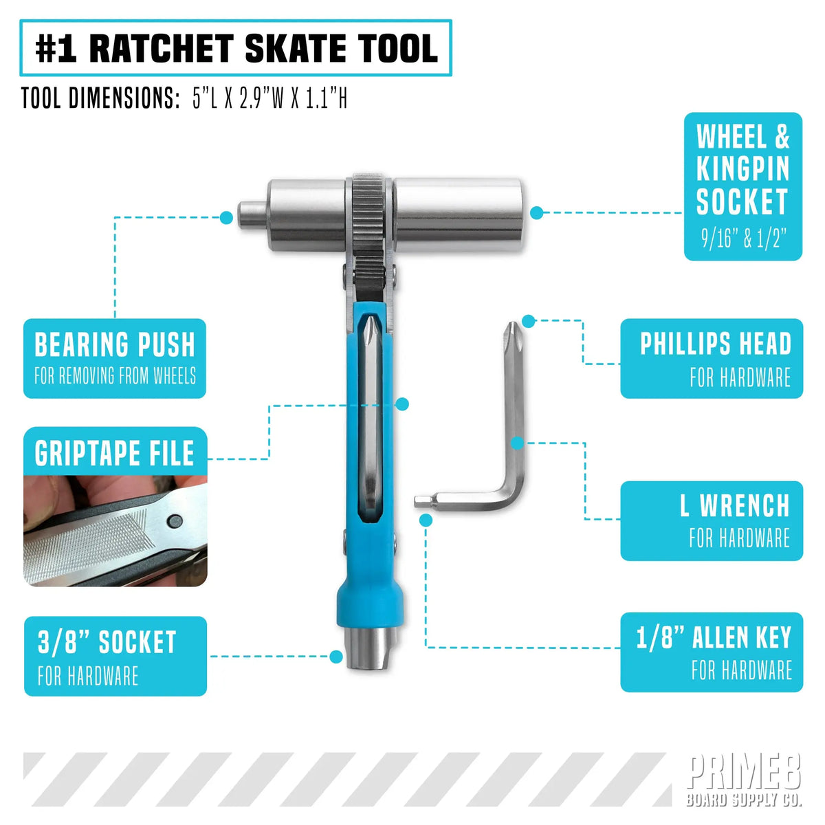 PRIME8 TOOL RATCHET - photo 3