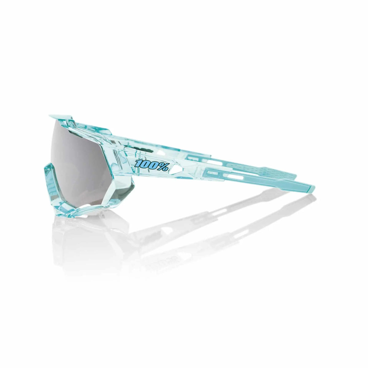 SPEEDTRAP POLISHED TRANSLUCENT MINT HIPER SILVER MIRROR LENS - photo 3