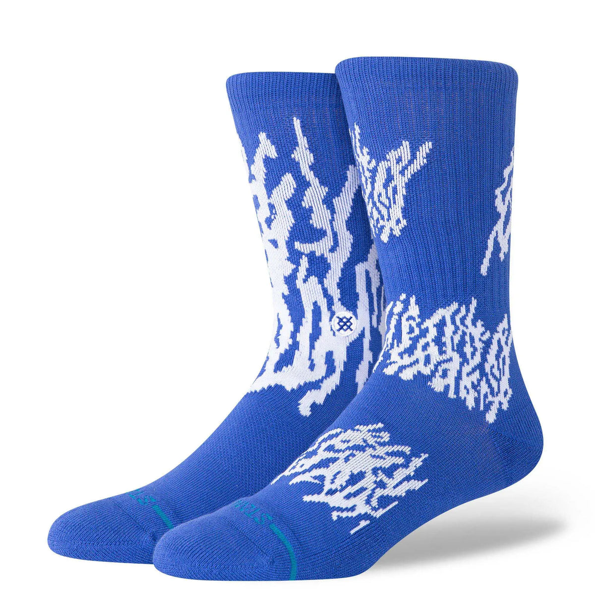 Stance - Chaussettes - Glacier crew bleu - photo 1