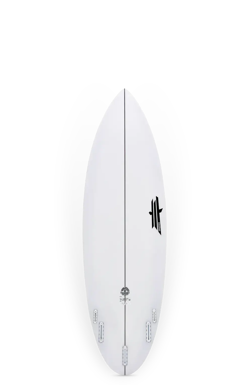 Cardinal Surfboards — Monster fins twinzer round tail — 5'10" - photo 2