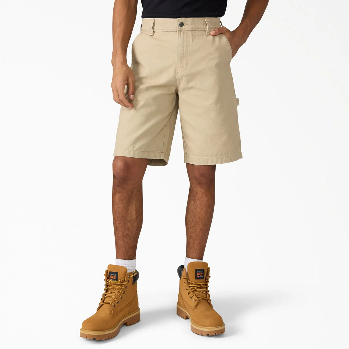 Dickies - Homme - Shorts - Canvas carpenter short - Beige - photo 1