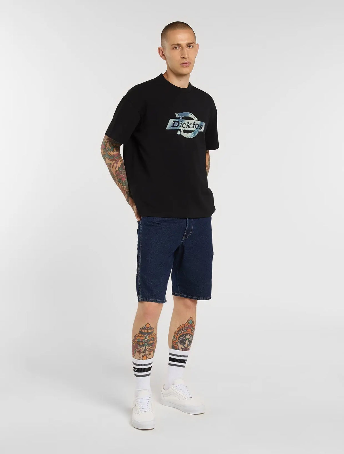 Dickies - Homme - Shorts - 993 11 inch carpenter - Bleu - photo 3