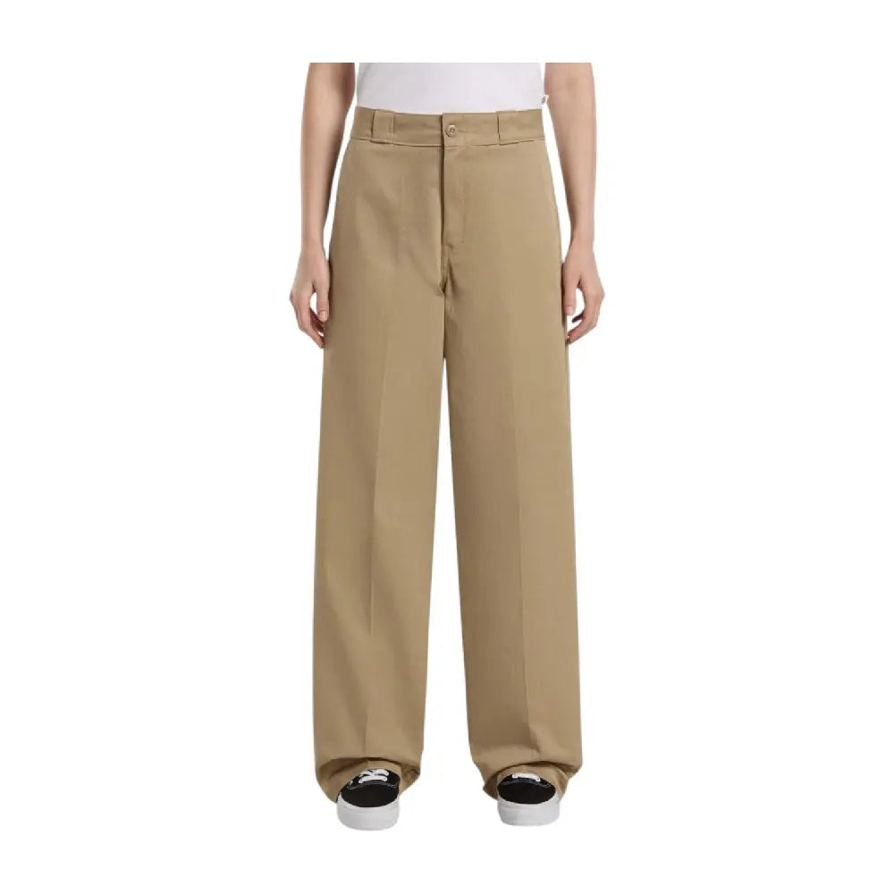 Dickies - Femme - Pantalons - 247 loose work pant w - Beige - photo 3