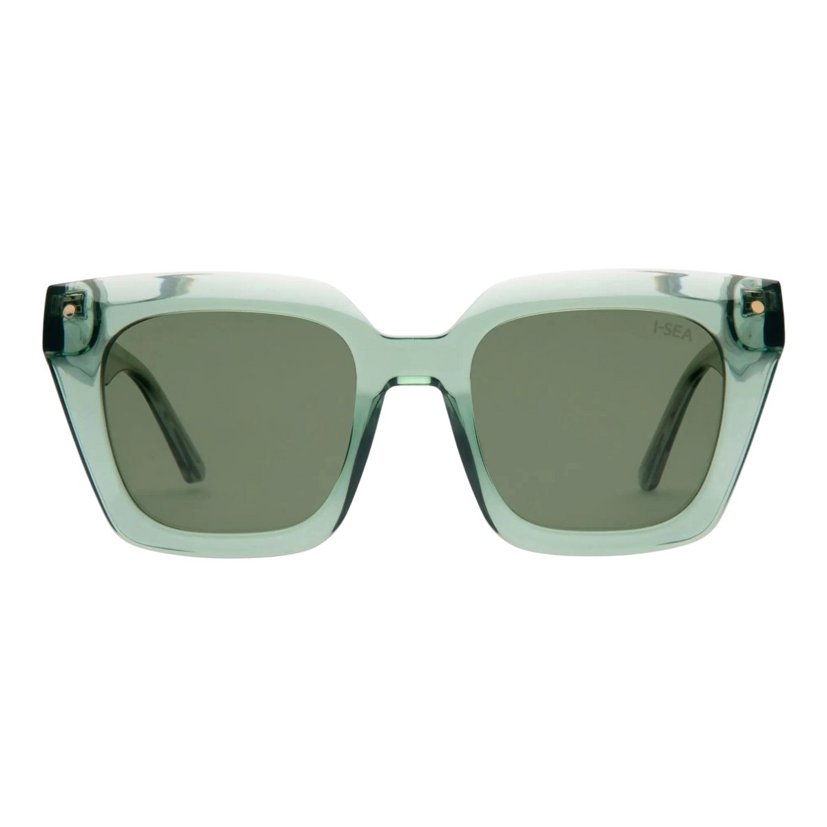 I-SEA - Lunettes de soleil - Retro Frame WIS01JEM LEG-Leaf Green - photo 1