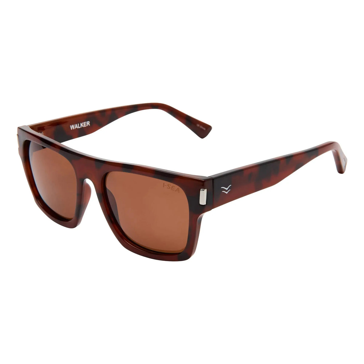 I-SEA - Lunettes de soleil - Fashion Frame MIS03WAL Tort Brown Polarized - photo 2