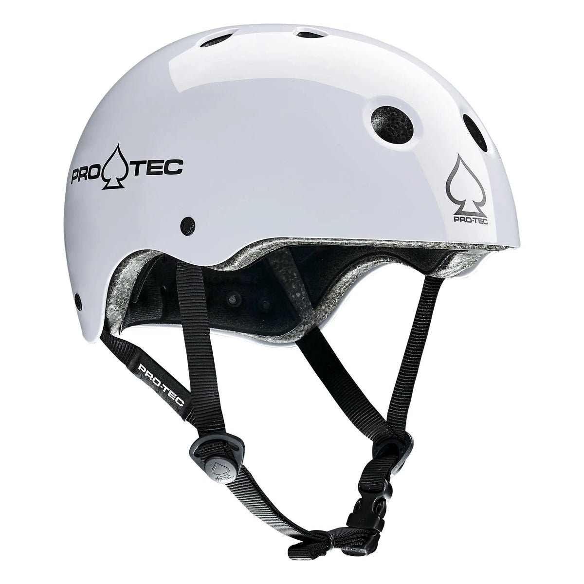 Pro tech - Casques de skate - Old School Cert Gloss blanc - photo 1