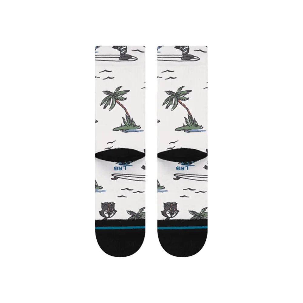Stance - Chaussettes - Kool Katz Surf Crew blanc - photo 3