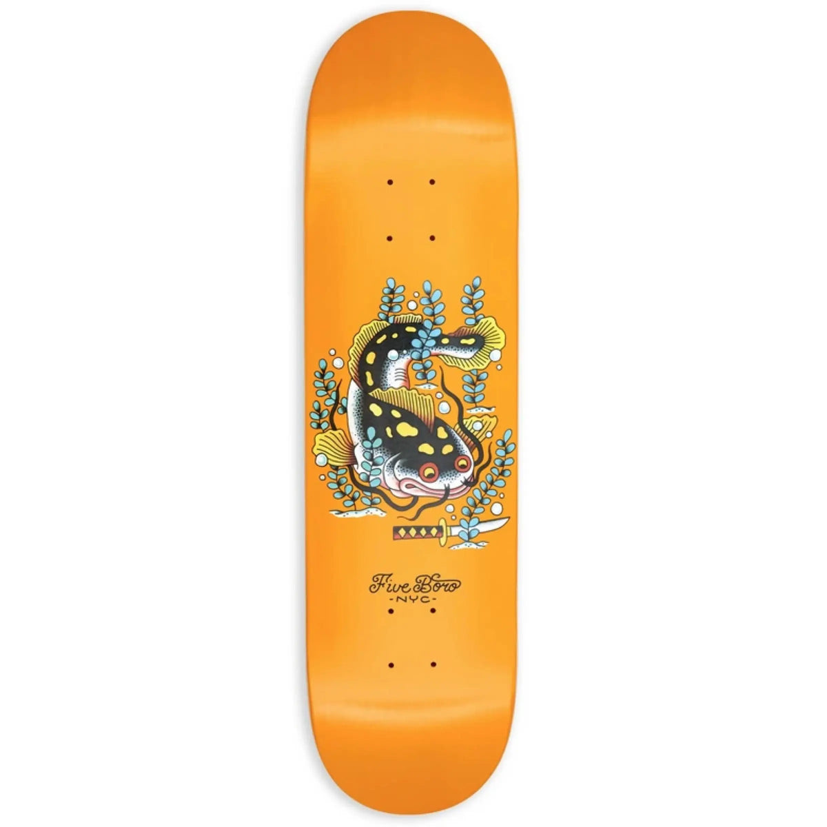 5 Boro - Planches de skate - Fish Serie - Brooklyn Catfish orange - photo 1