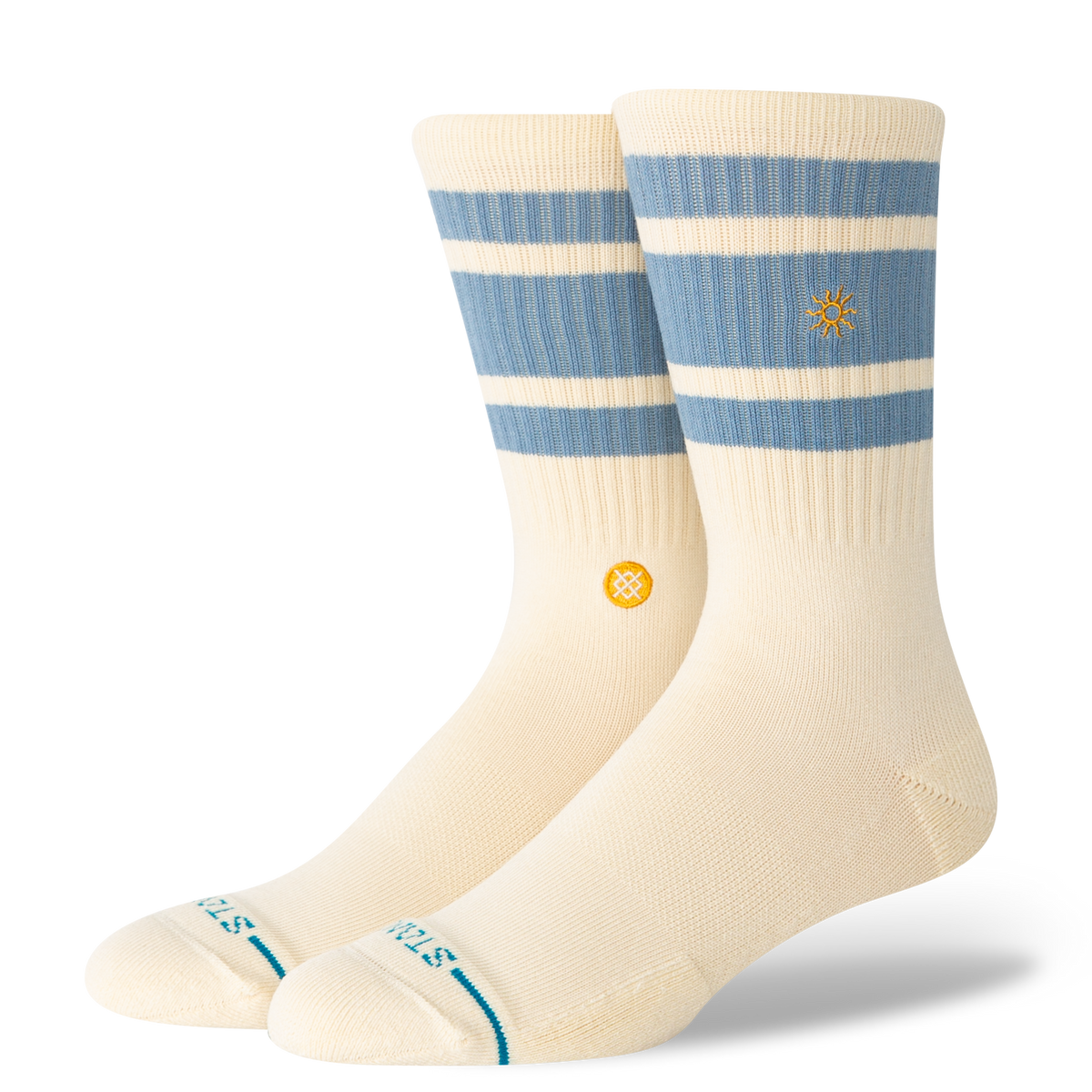 Stance - Chaussettes - Got sol crew beige - photo 1