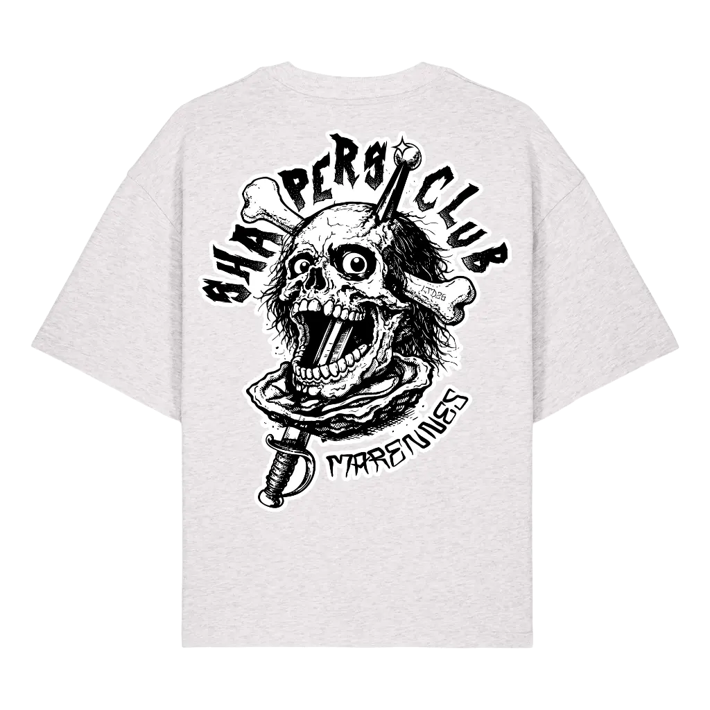 Shapers Club - T-Shirt Oversize - Zorlac - Gris - Face arrière