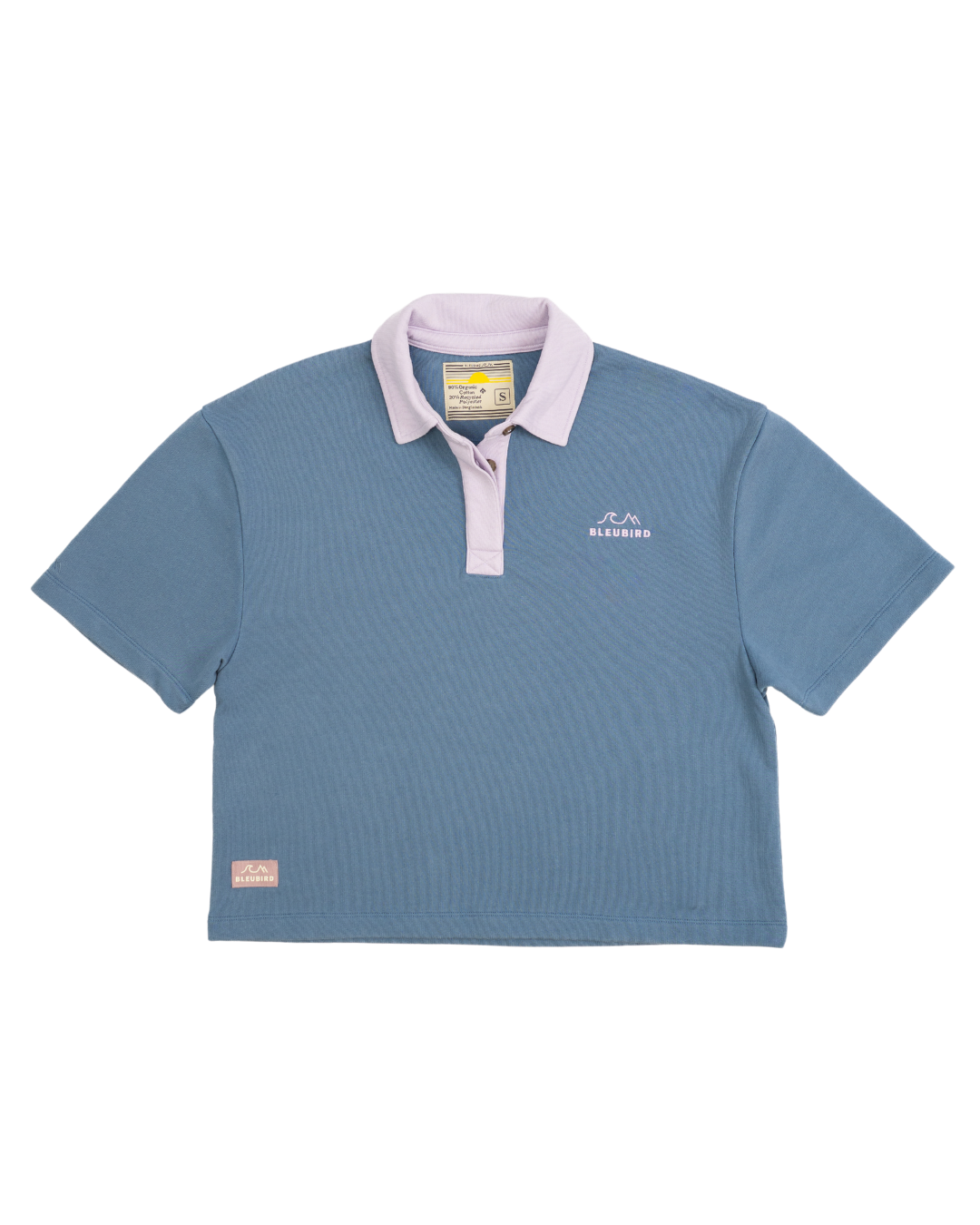 Bleubird Mira Top Denim – vue à plat