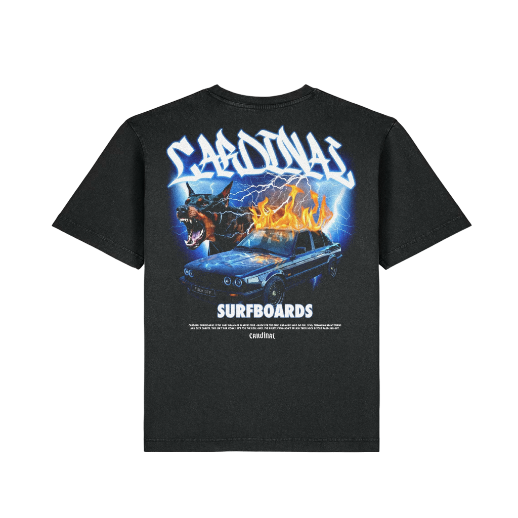 Cardinal - T-Shirt Oversize - BM & Doggo - Noir - Face arrière