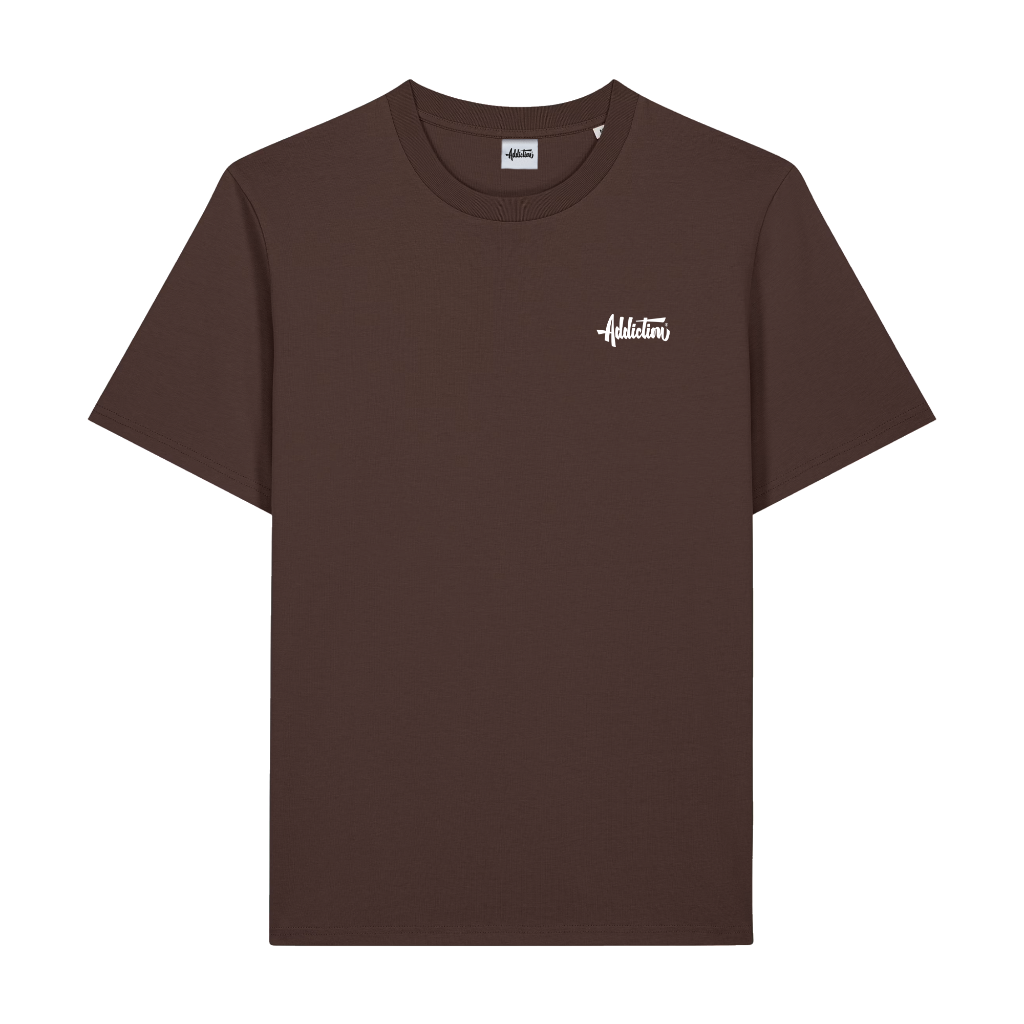 Addiction - T-Shirt Regular - Connection - Marron - Face avant