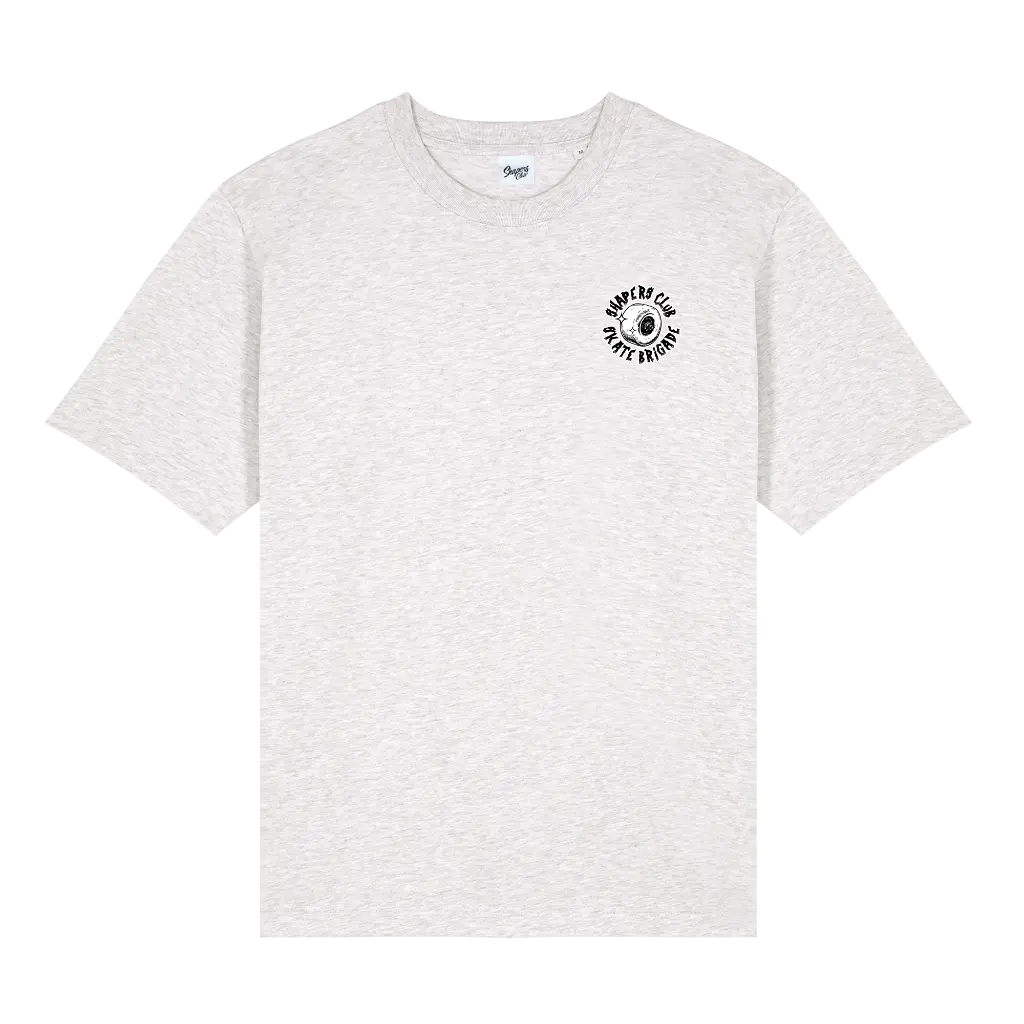 Shapers Club - T-Shirt Oversize - Zorlac - Gris - Face avant