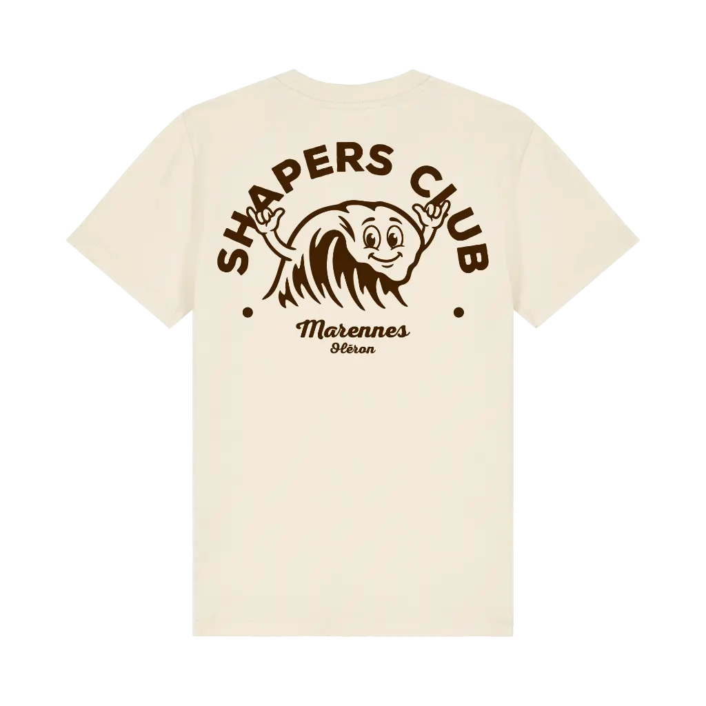 Shapers Club - T-Shirt Kids - Shaka Wave - Beige - Face arrière