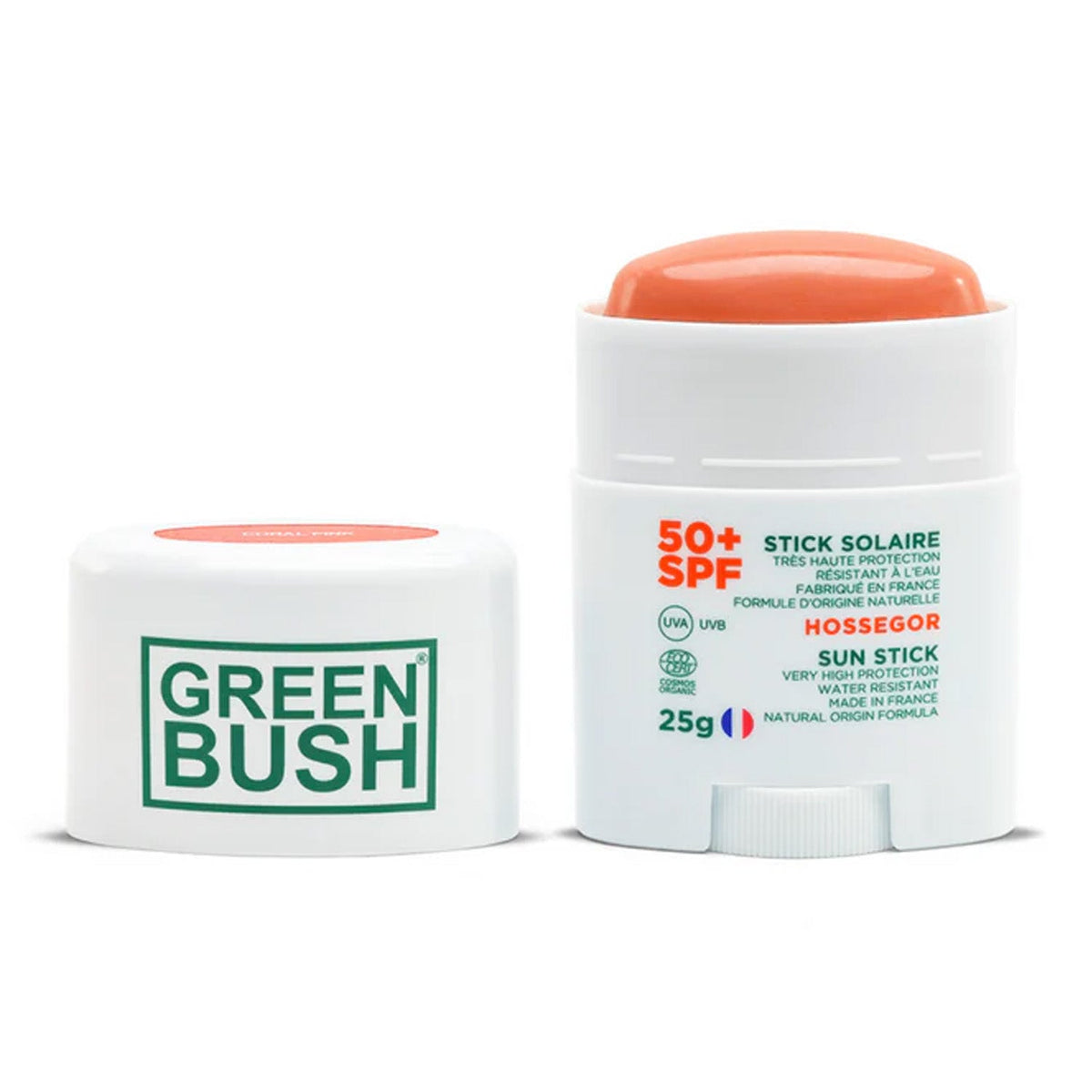 STICK ROSE CORAIL SOLAIRE MINERAL SPF50+ 25G GREENBUSH "BIO COSMOS" - photo 1