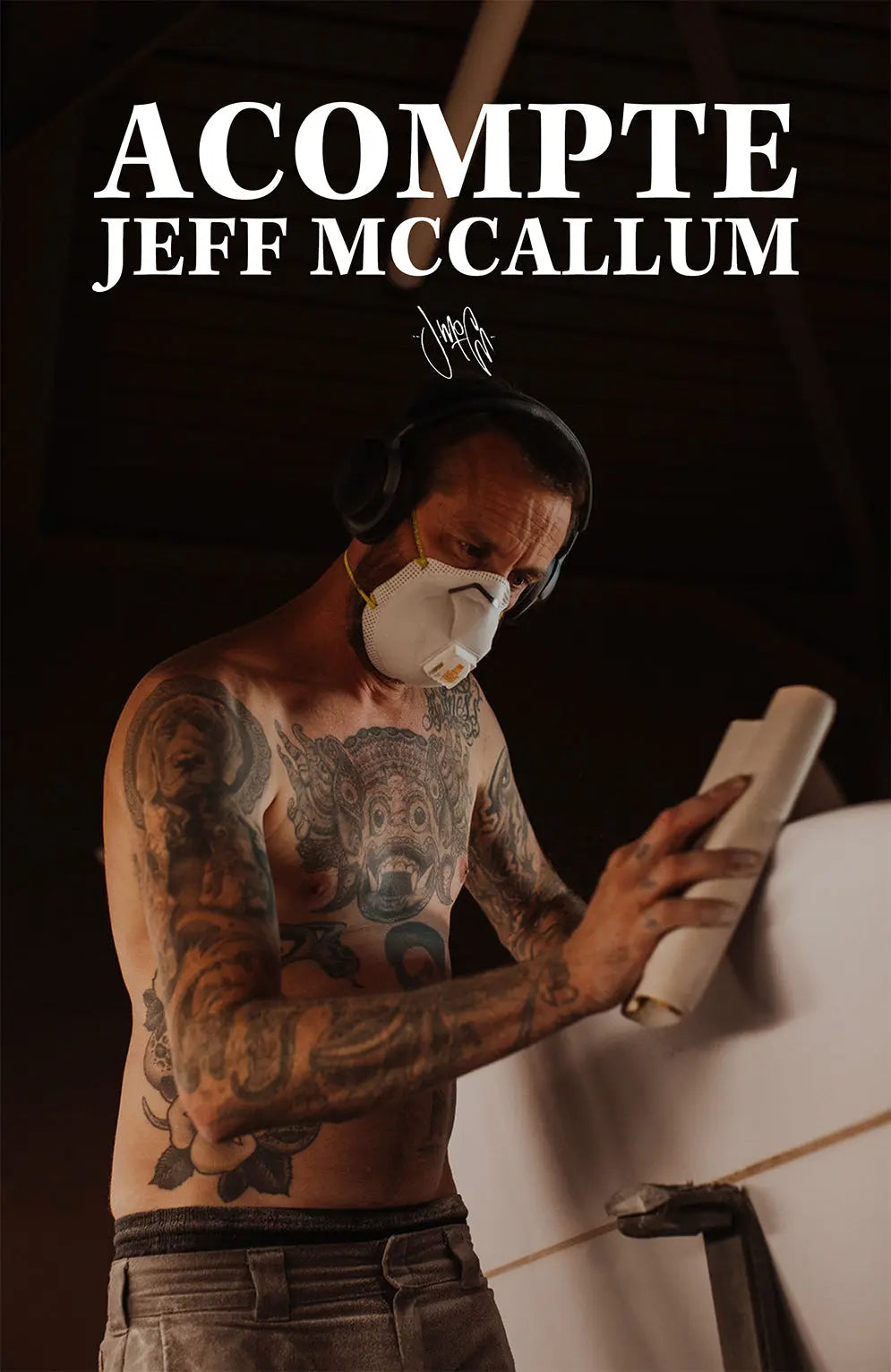 Acompte deposite - Jeff MCCallum Ma boutique