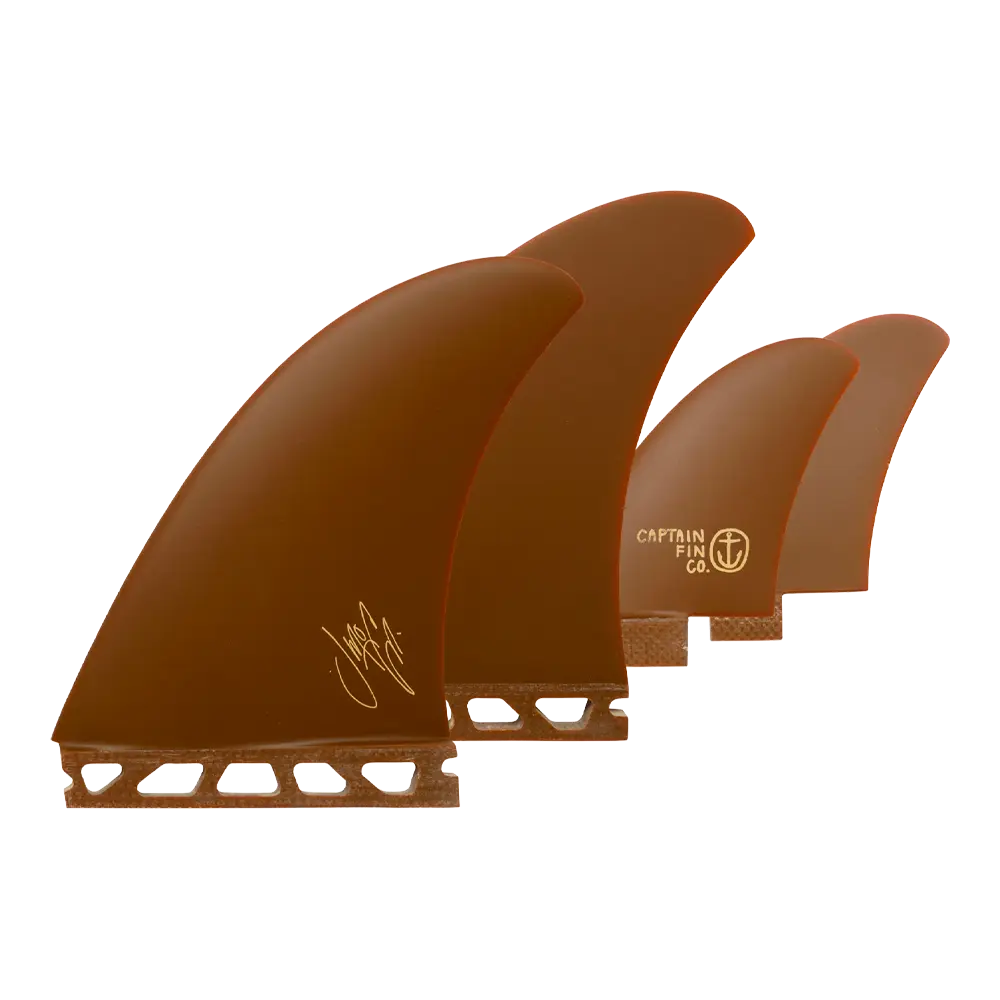 Captain fin & Co - Aileron twinzer - Jeff McCallum single tab marron SURFHARDWARE