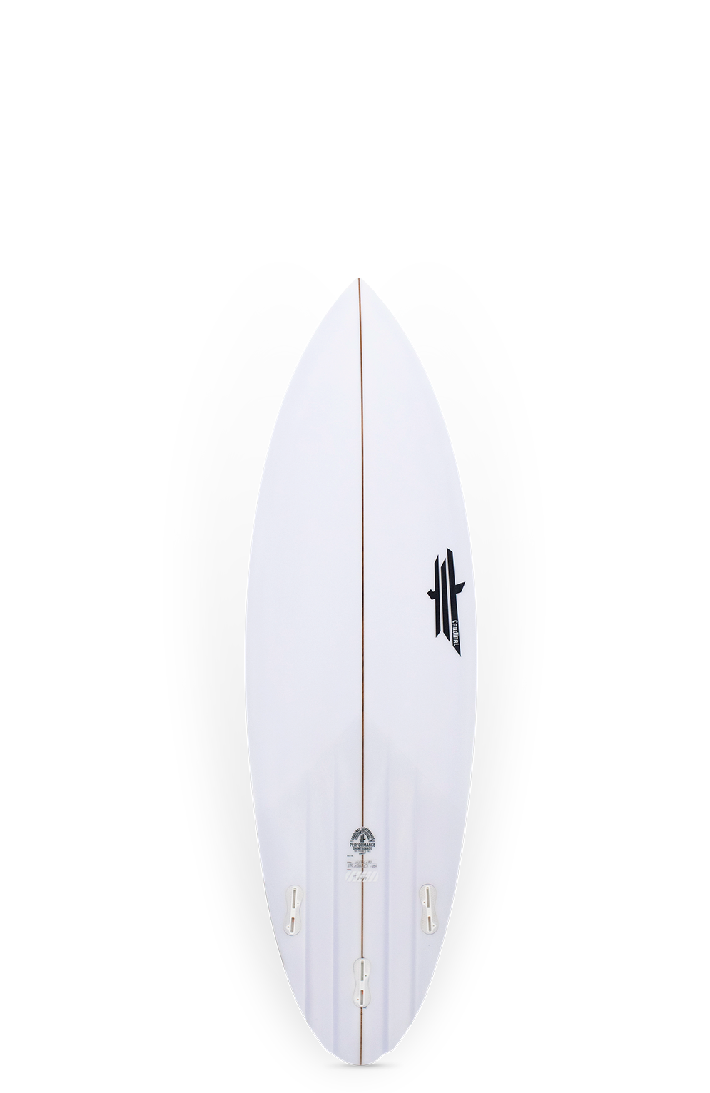 Cardinal surfboards - Twin perf round pin channel - 5'7" x 19 1/2" x 2 3/8" - 26,8L