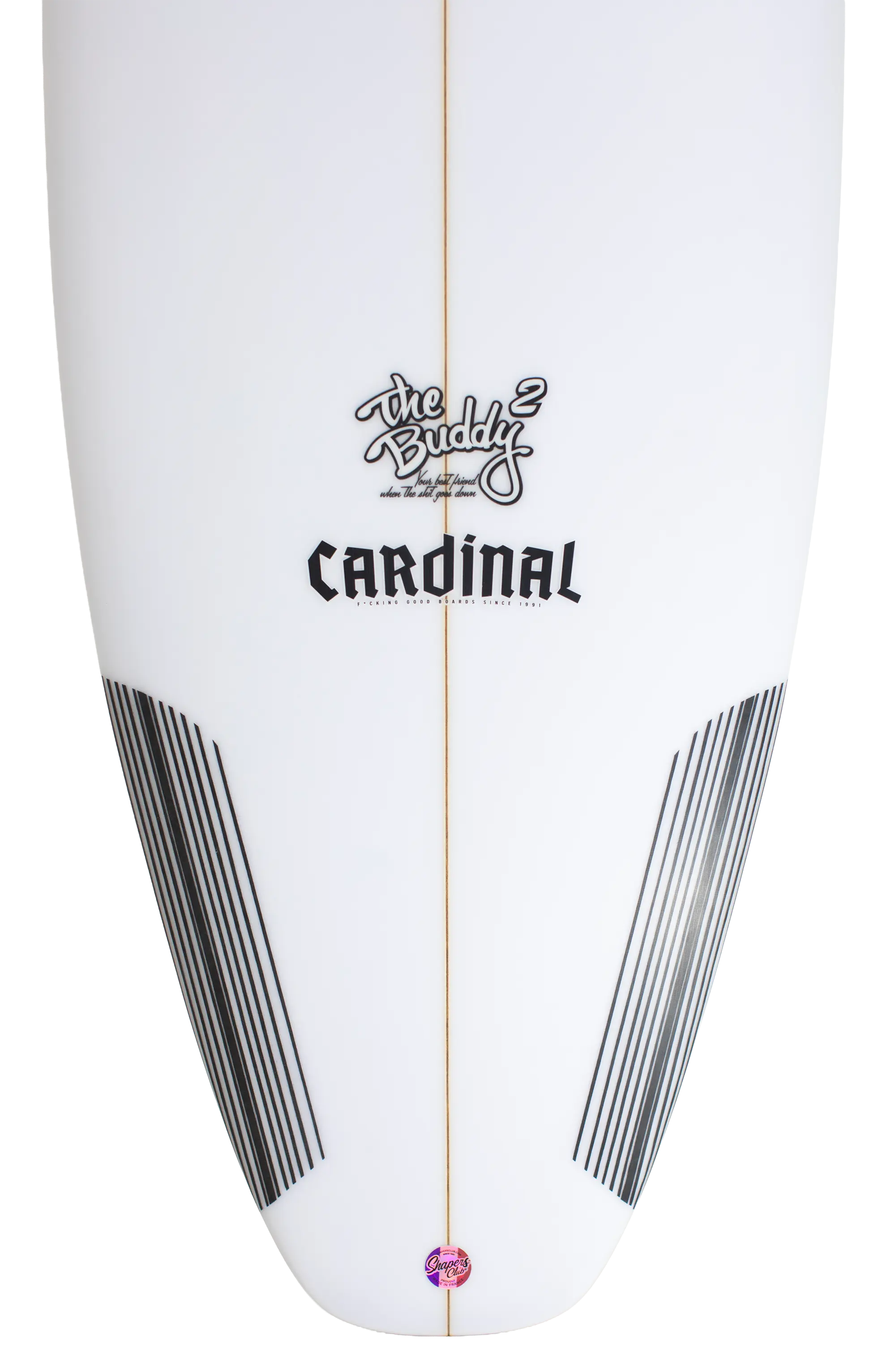 Cardinal surfboards - Buddy 2 - 5'8" x 19" 1/4 x 2" 3/8 - 27.5L Shapers club