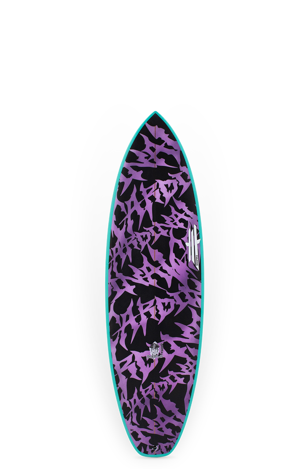 Cardinal surfboards - Desk officer - 5'10" x 20" x 2 5/8" - 31,8L violet