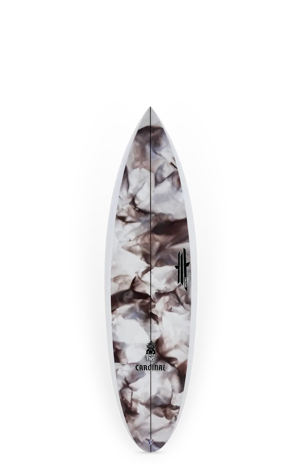 Cardinal surfboards - Monster fins twinzer round tail - 6'0" x 20 1/4" x 2 1/2" - 32.7 Cardinal Surfboards