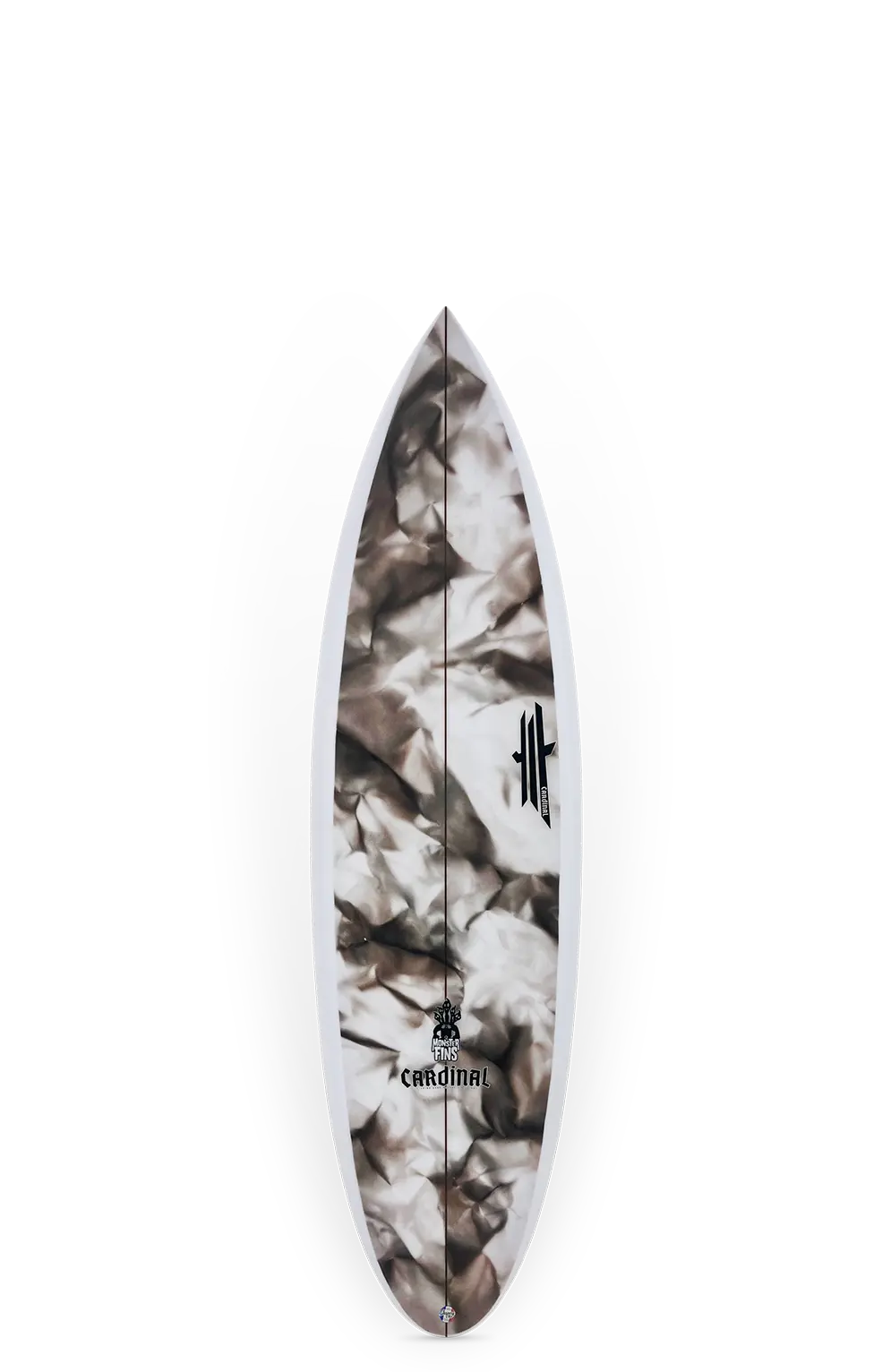 Cardinal surfboards - Monster fins twinzer round tail - 6'2" x 20 1/2" x 2 5/8" - 35.0 Cardinal Surfboards