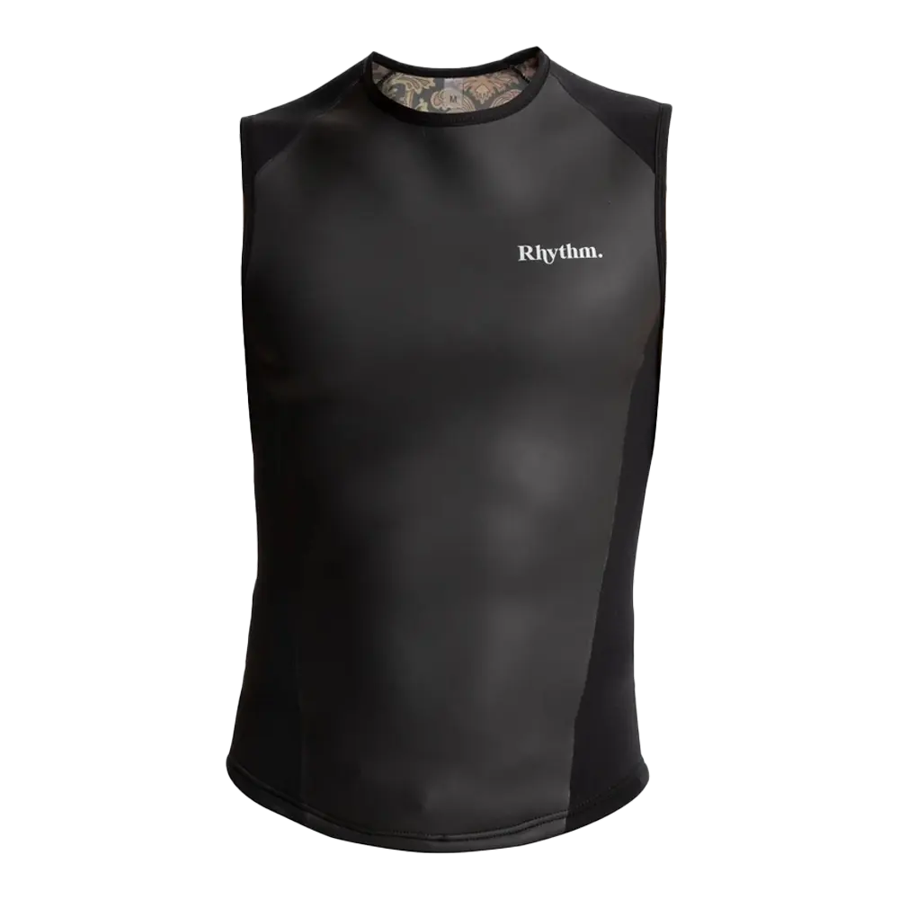 Rhythm - Top néoprène sans manche homme - Classic veste 2mm noir Surfshop - Shapers Club House