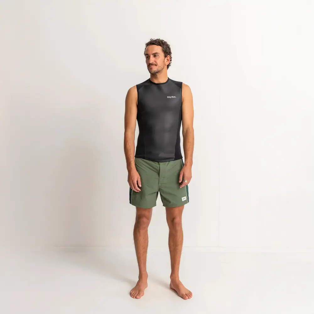 Rhythm - Top néoprène sans manche homme - Classic veste 2mm noir Surfshop - Shapers Club House