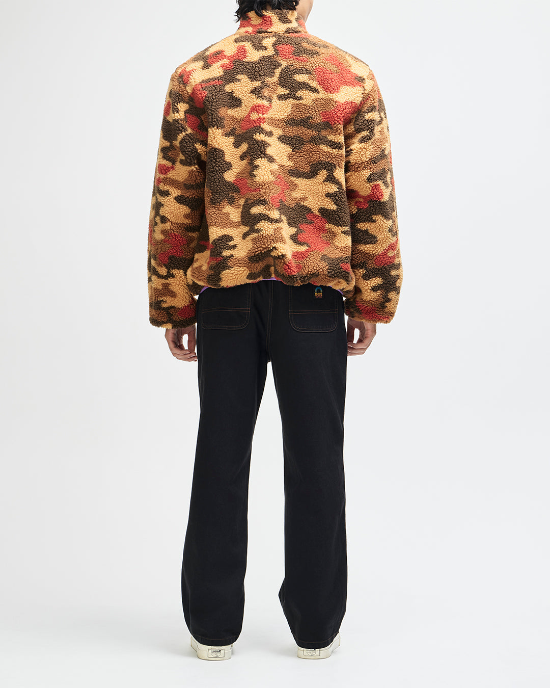 Polaire réversible Owen Deus Ex Machina, sherpa camo et noir – vue 5