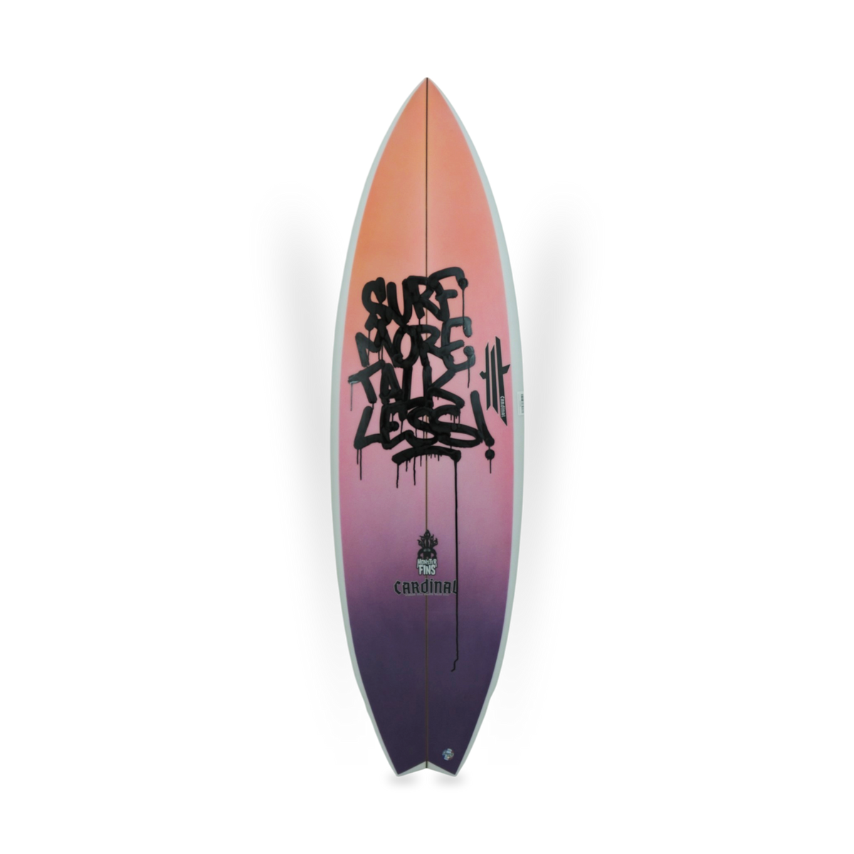 Cardinal surfboards - Monster fins twinzer swallow - 6'0" x 20 1/4" x 2 1/2" - 32.4 Cardinal Surfboards