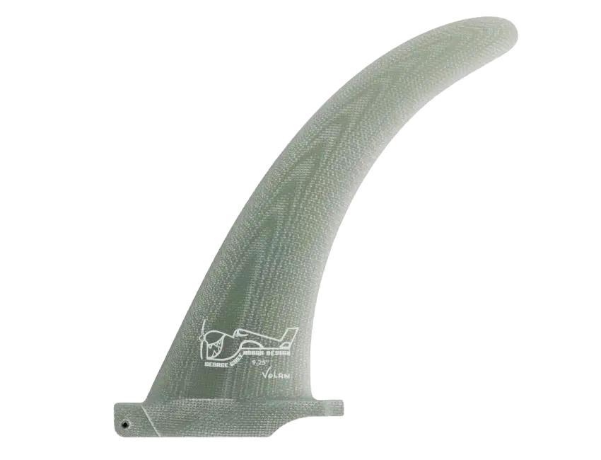 True ames - Ailerons Single - George greenough design High speed 8.9" gris True ames