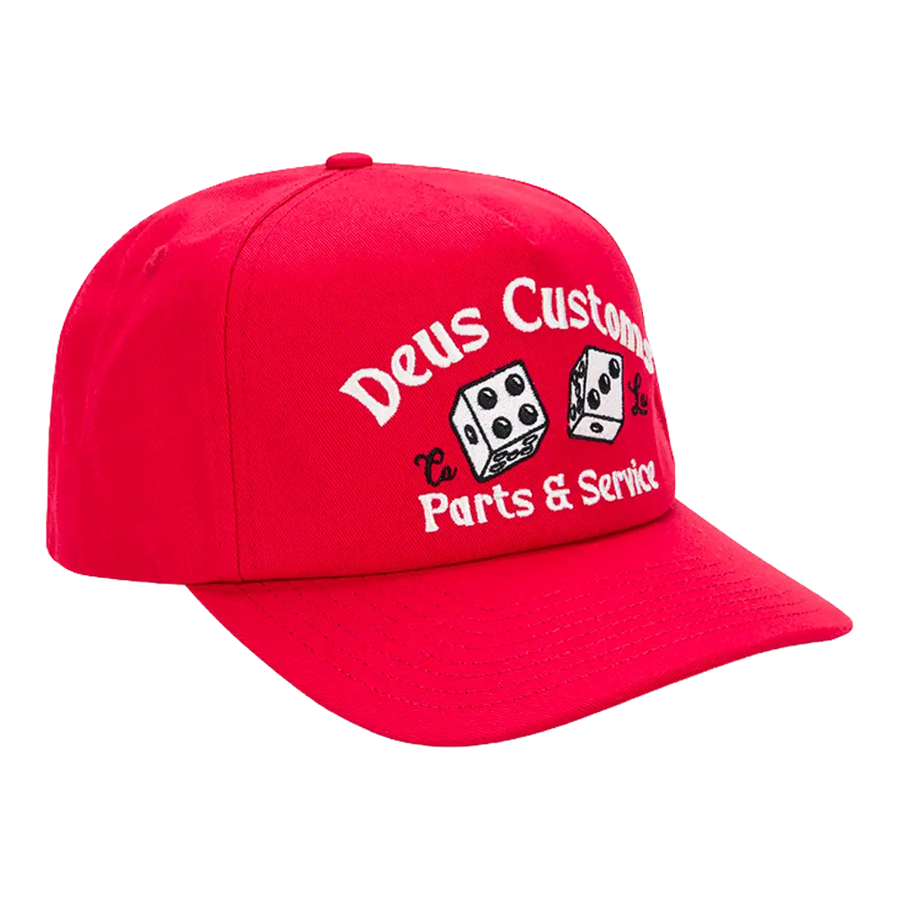 Deus Ex Machina - Casquettes - Knucklebones cap rouge Deus ex machina