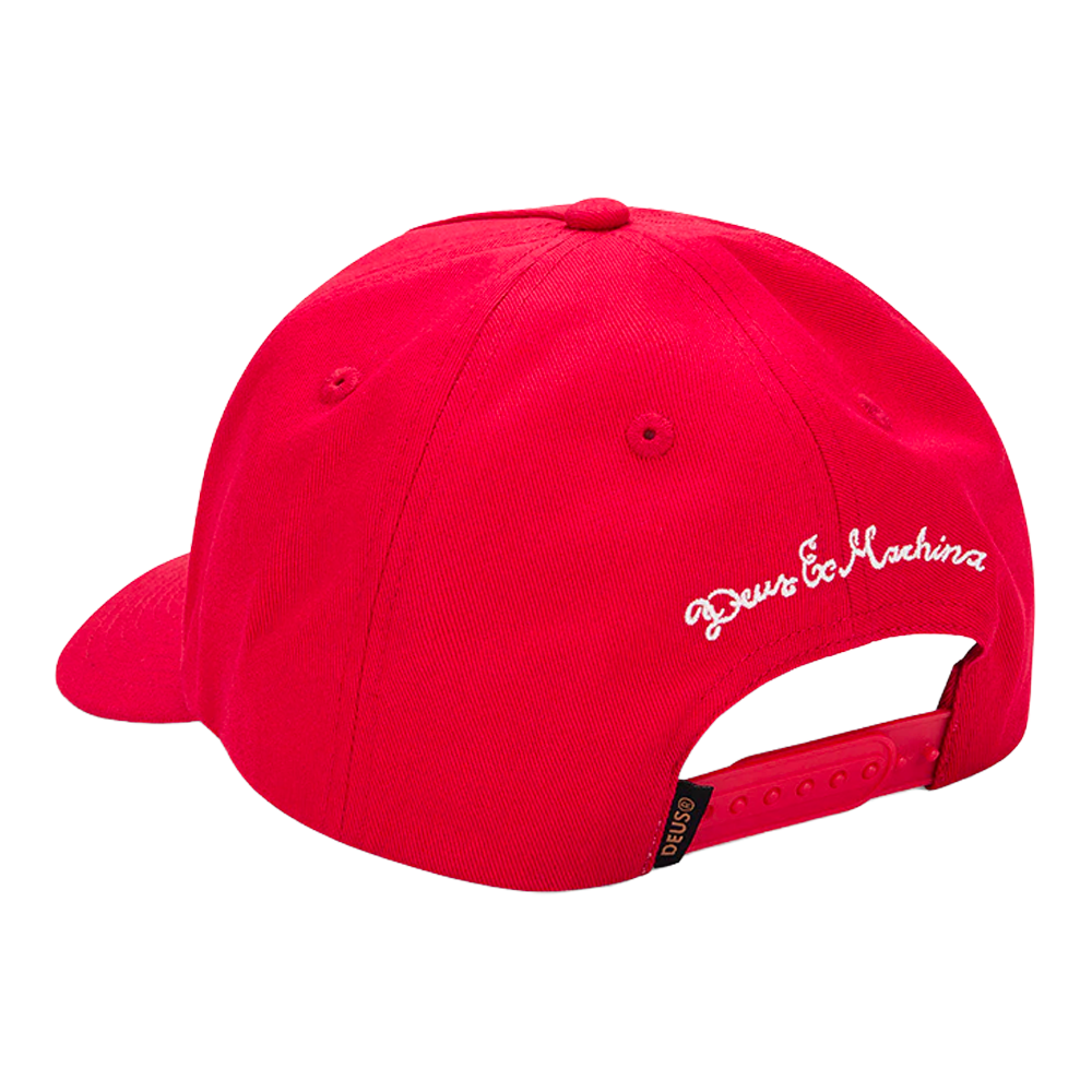 Deus Ex Machina - Casquettes - Knucklebones cap rouge Deus Ex Machina