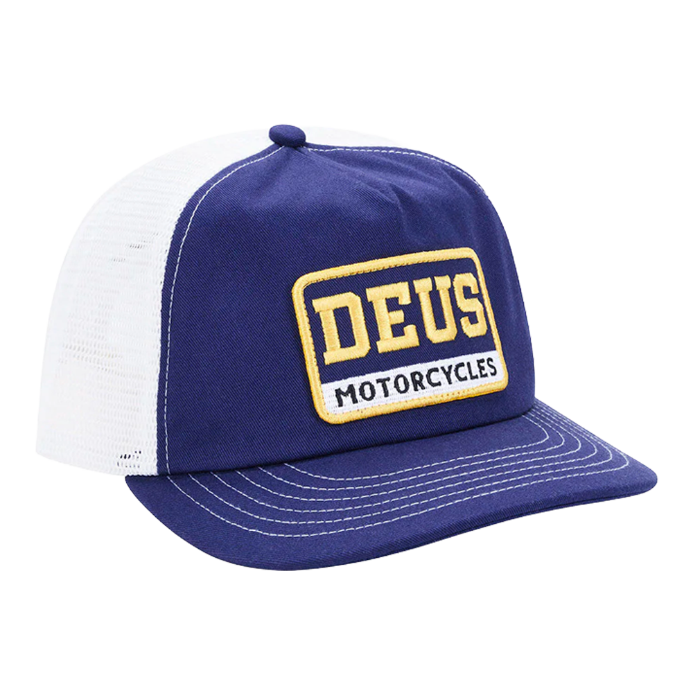 Deus Ex Machina - Casquettes - Malden trucker bleu Deus Ex Machina
