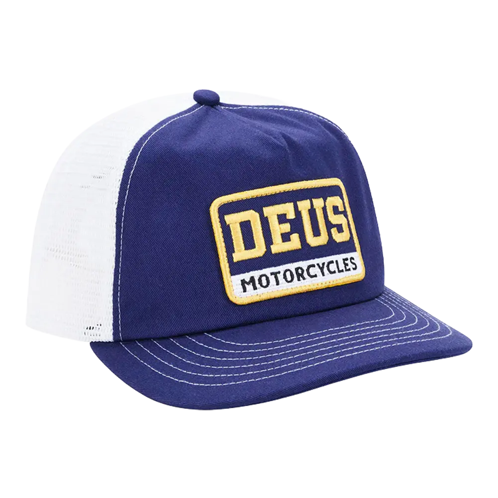Deus Ex Machina - Casquettes - Malden trucker bleu Deus ex machina