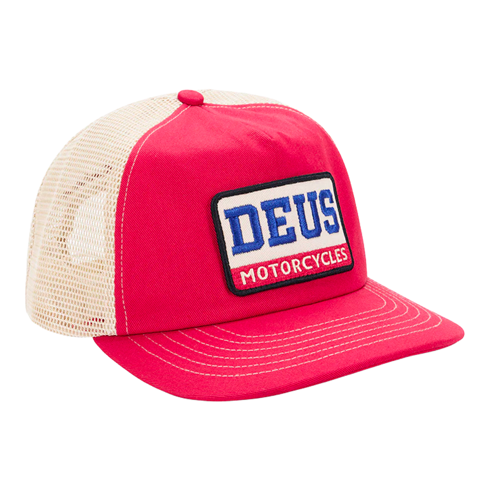 Deus Ex Machina - Casquettes - Malden trucker rouge Deus Ex Machina