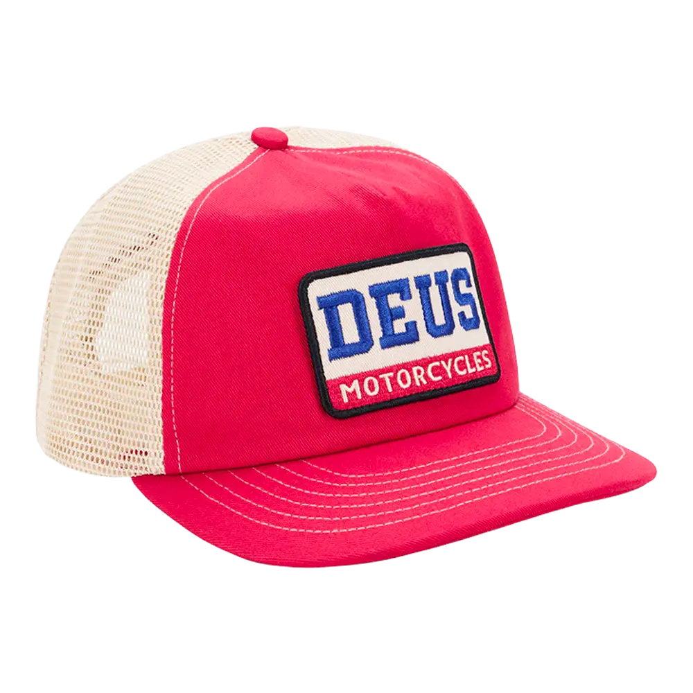 Deus Ex Machina - Casquettes - Malden trucker rouge Deus ex machina
