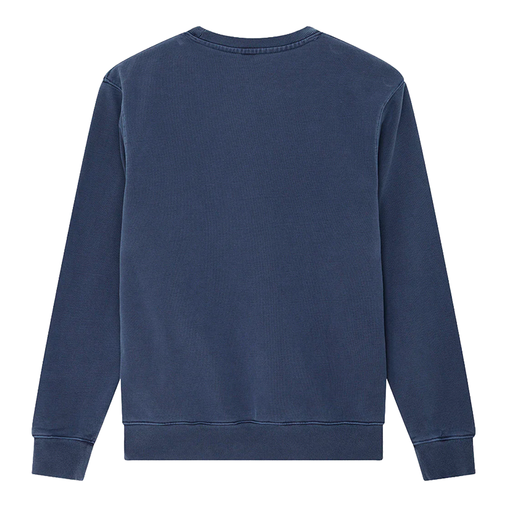 Deus Ex Machina - Sweats col rond - Shield garment dyed crew bleu Deus Ex Machina