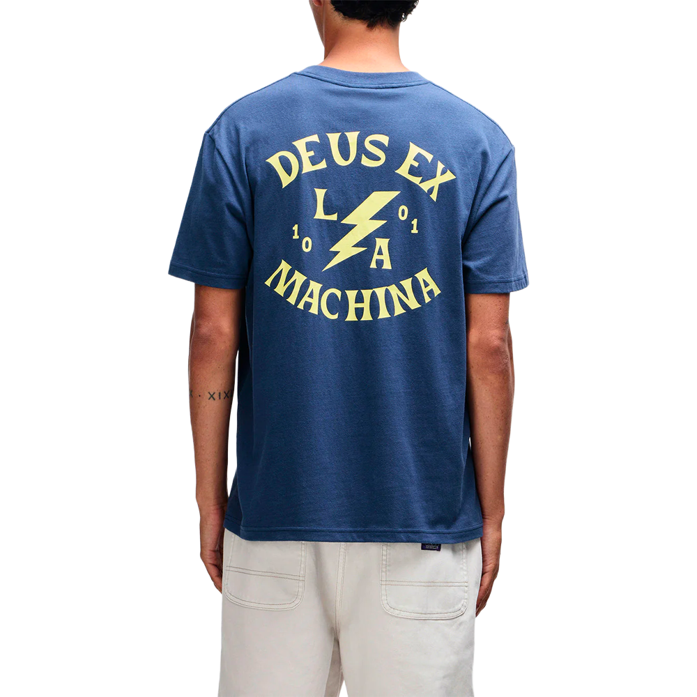 Deus Ex Machina - T-shirts - Chinook tee bleu Deus Ex Machina