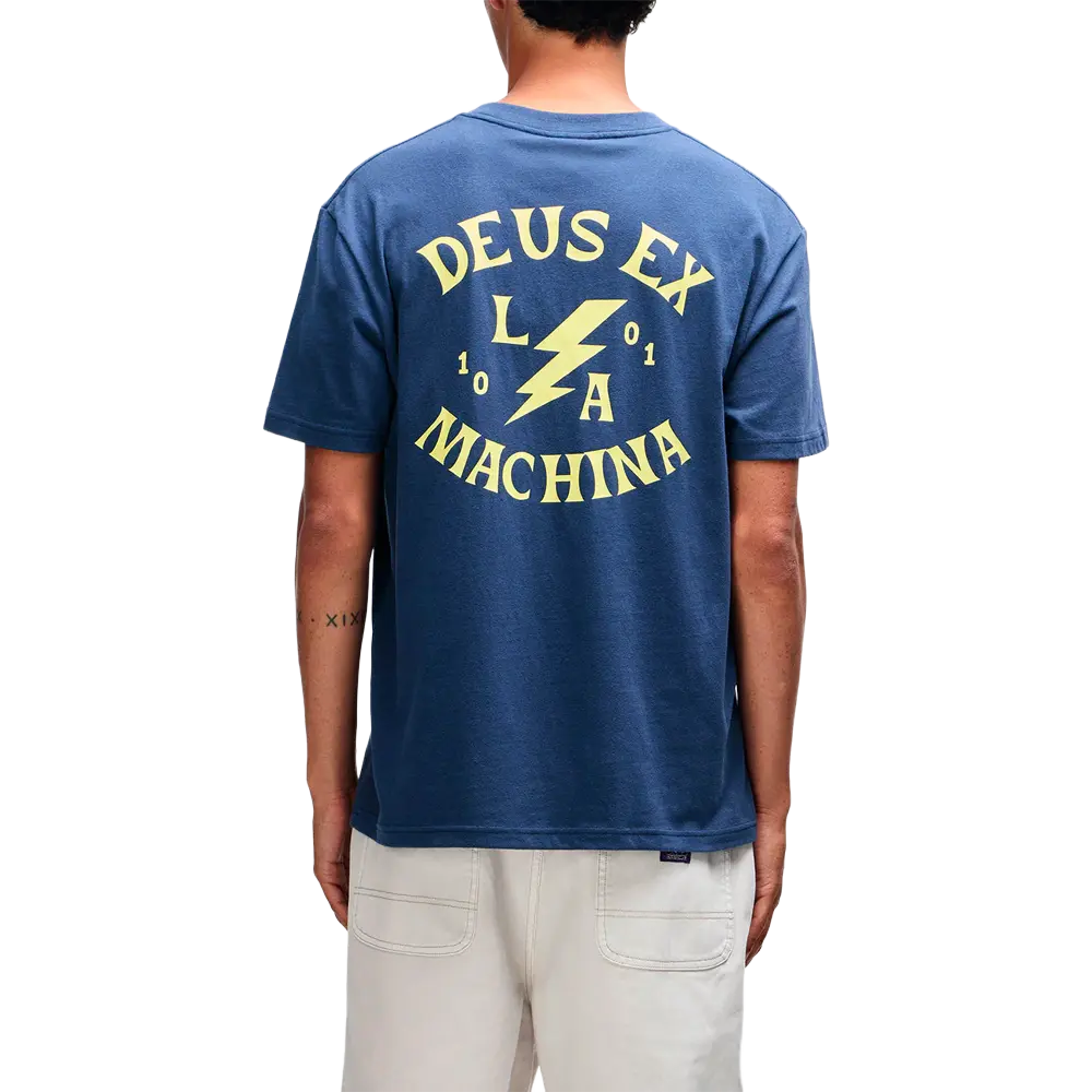 Deus Ex Machina - T-shirts - Chinook tee bleu Deus ex machina