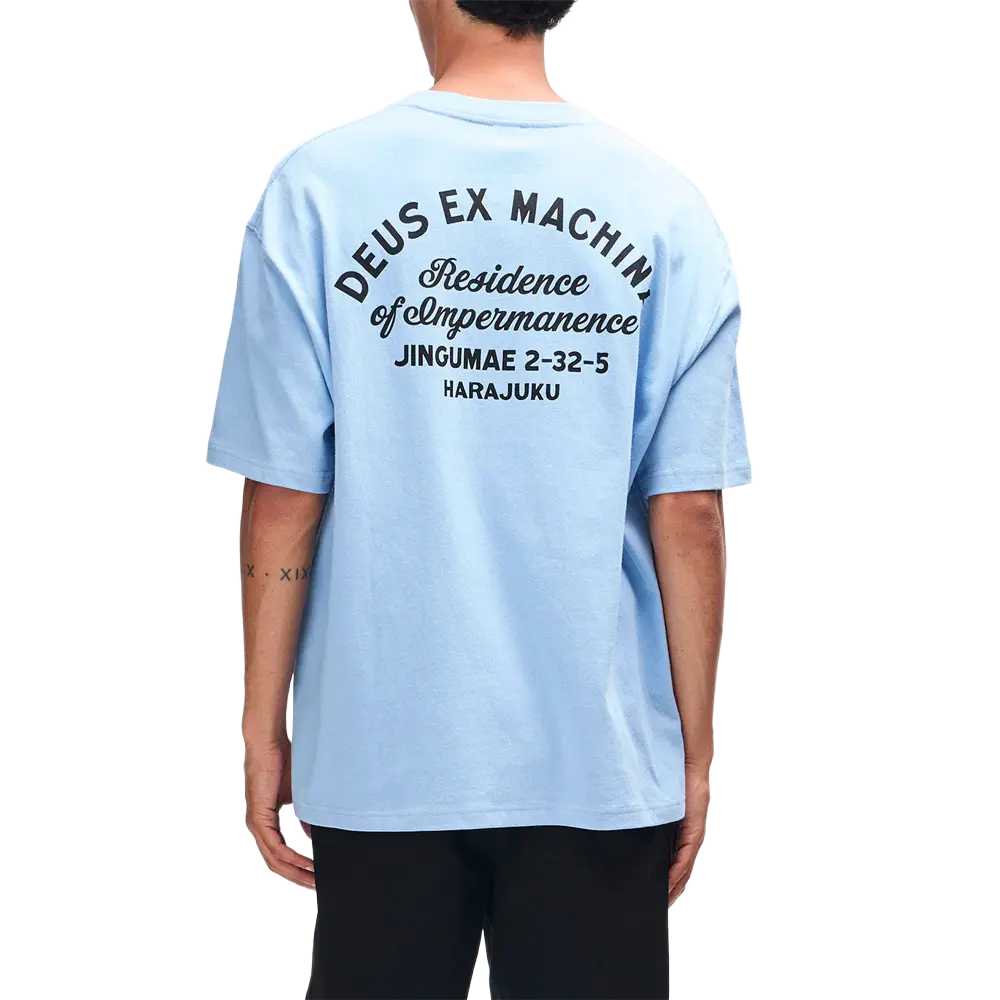 Deus Ex Machina - T-shirts - Harajuku sign tee bleu Deus ex machina
